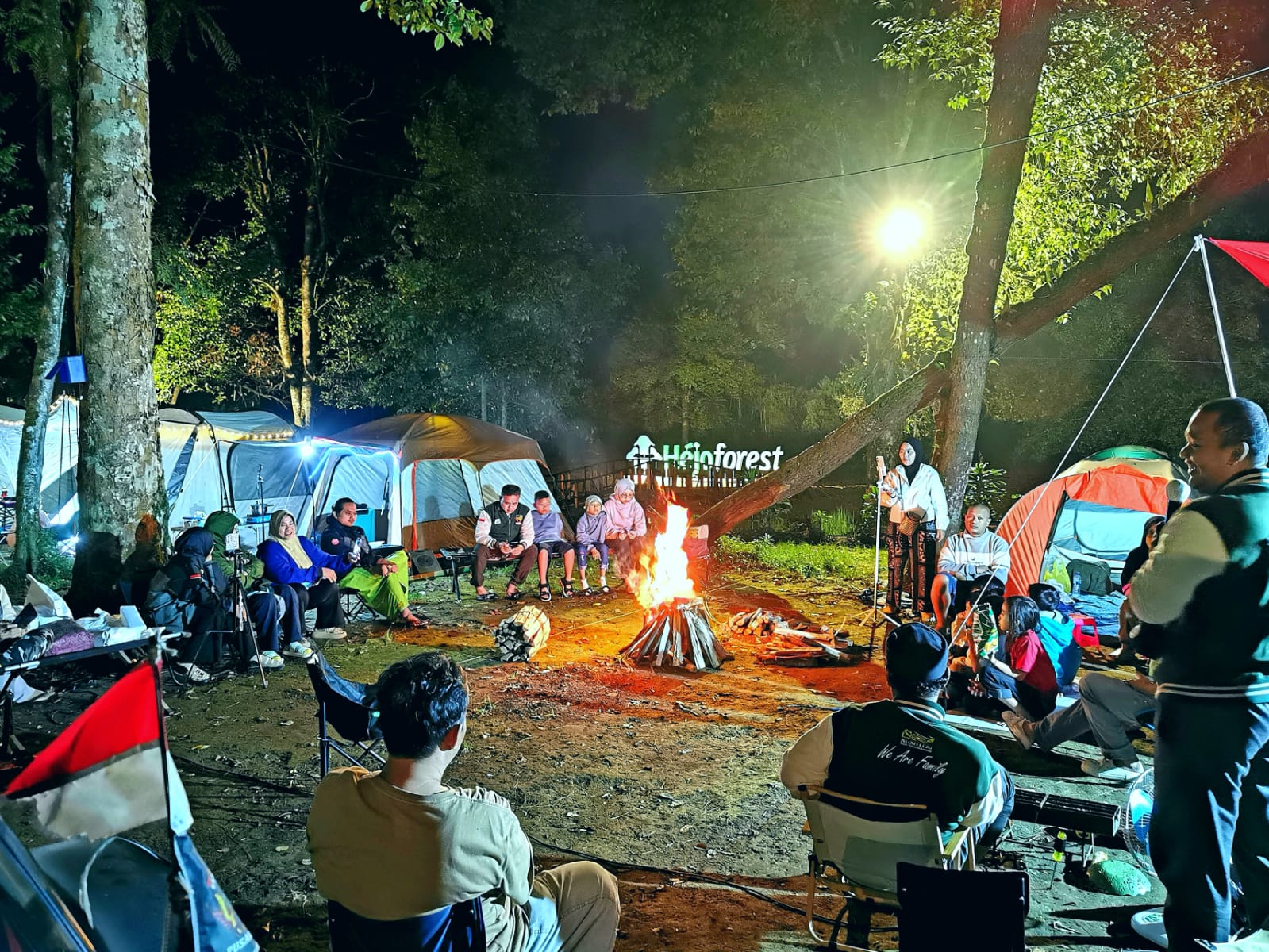 Rushteri Region Pusaka Selenggarakan Kopi Darat Dan Camping Ceria