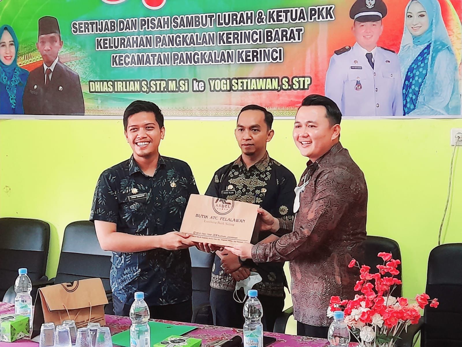 Pisah Sambut Lurah Lama, Yogi Setiawan S.STP Jabat Lurah Kerinci Barat