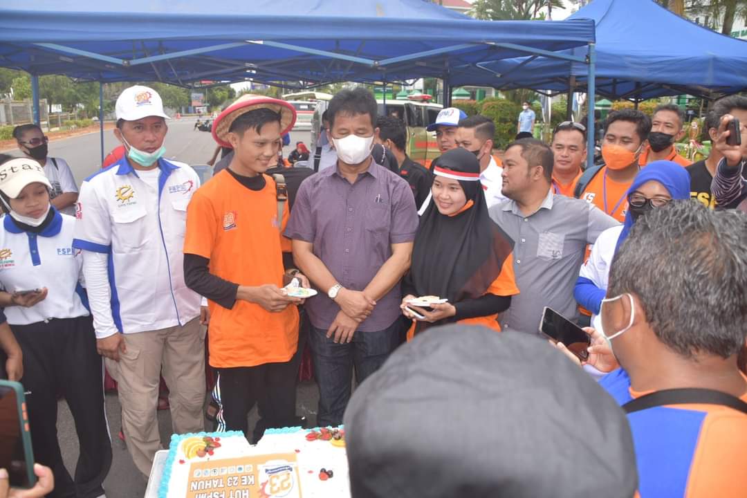 Hadiri HUT FSPMI, Walikota Batam Minta Buruh Harus Manfaatkan Pembangunan Batam