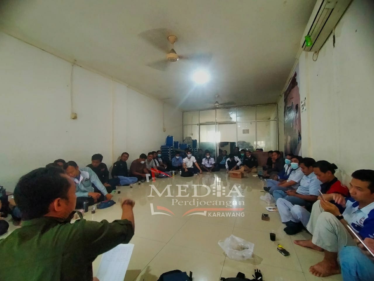 PC SPAMK FSPMI Karawang Gelar Rakor dengan PUK SPAMK FSPMI seKarawang