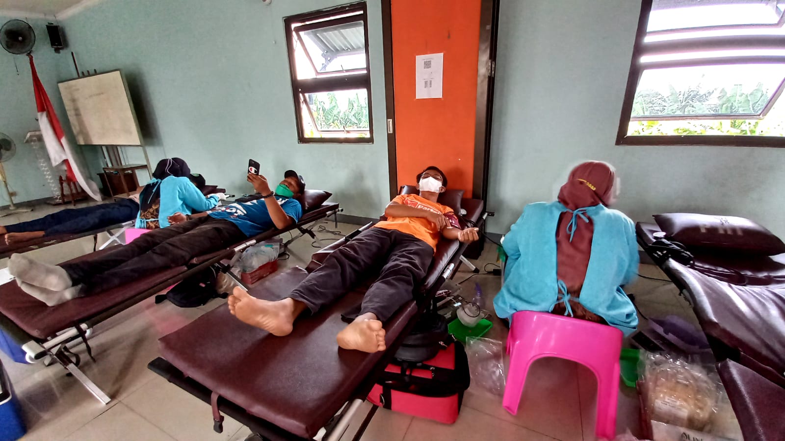 Donor Darah Bersama KC FSPMI Bekasi Sambut HUT FSPMI Ke 23