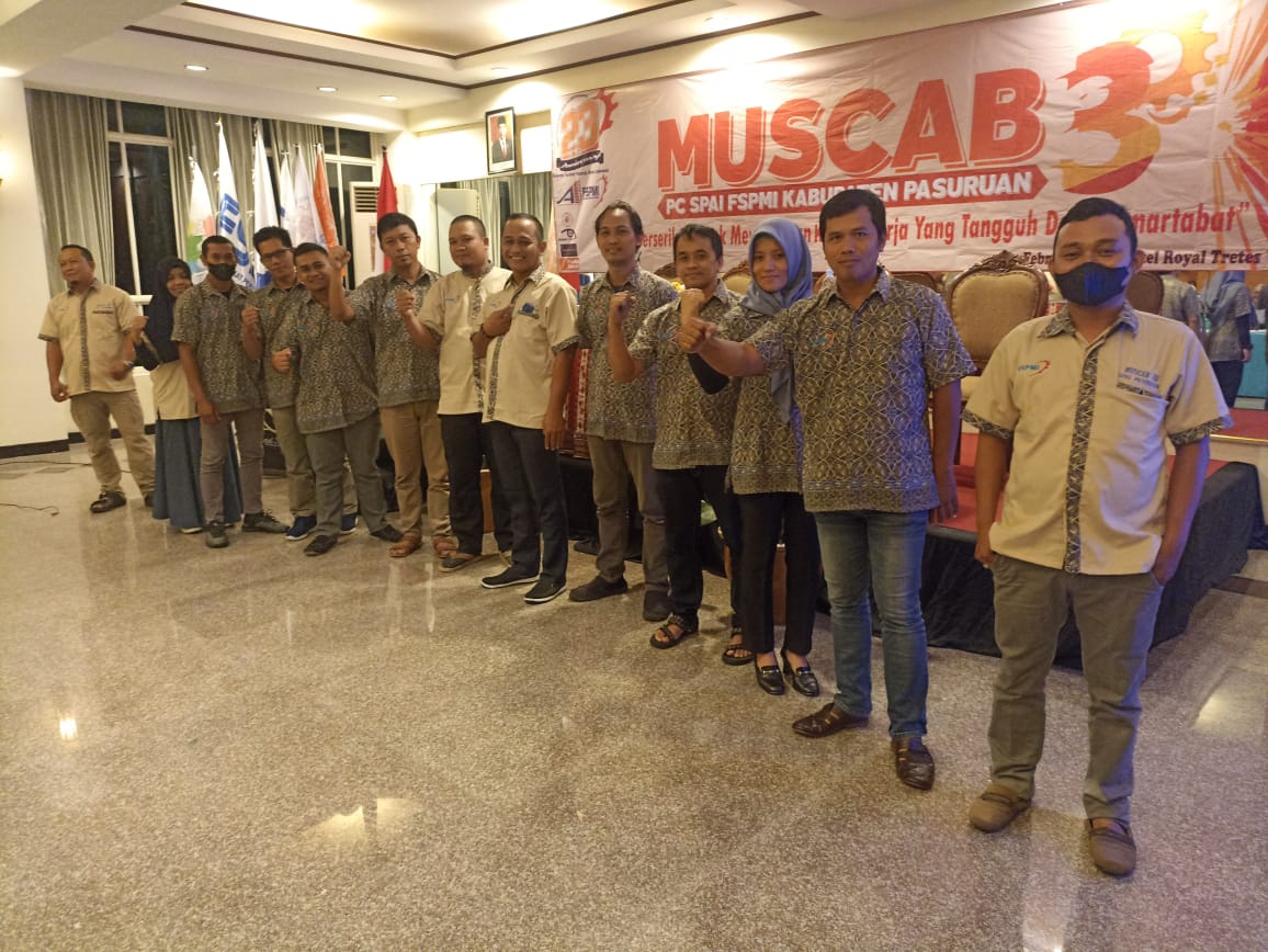 MUSCAB III : Inilah Susunan Pengurus PC SPAI FSPMI Kabupaten Pasuruan Periode 2022-2027
