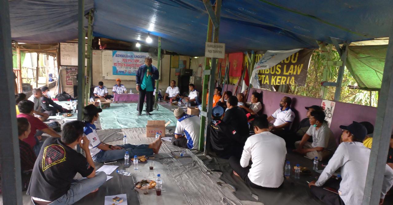 Jaga Kekompakan, PUK SPAI FSPMI PT. TTNT Adakan Konsolidasi Anggota