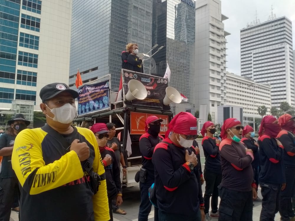 Tak Hanya di Bursa Efek Indonesia, FSPMI Perjuangkan Nasib Anggotanya Hingga Kedubes Jepang