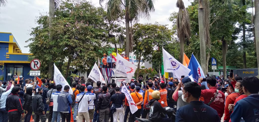 Diterima Kacab BPJS Ketenagakerjaan Kabupaten Bekasi, Aliansi BBM Minta Permenaker No. 2 Tahun 2022 Harus Dicabut