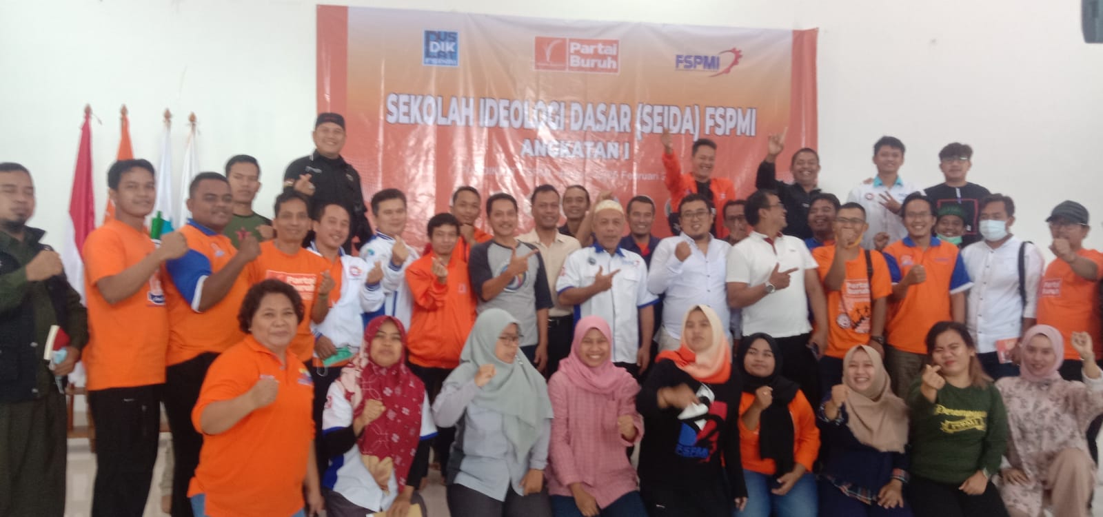 DPP FSPMI Gelar Sekolah Ideologi Dasar FSPMI Angkatan I Untuk Kaderasi FSPMI