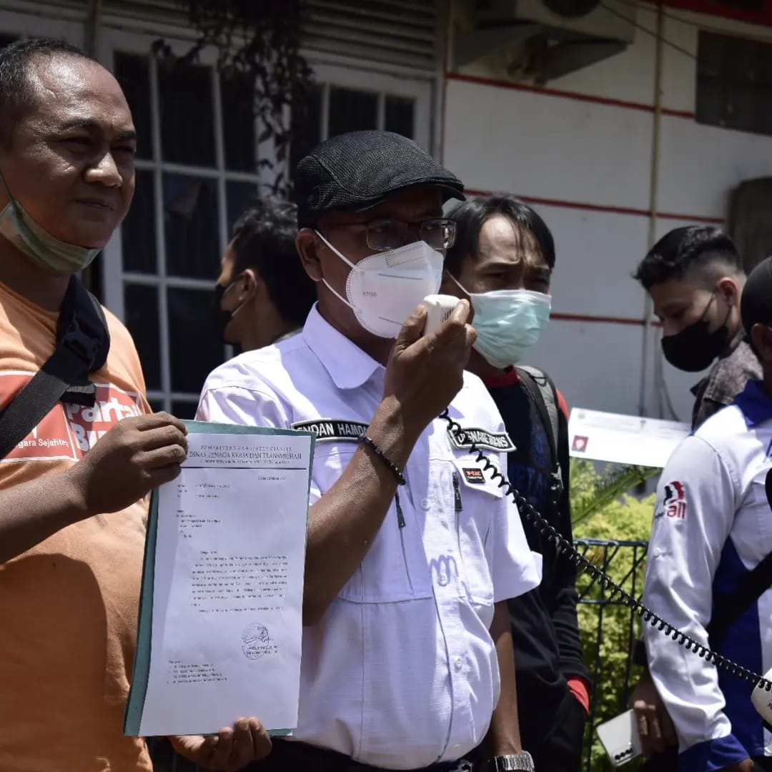 Kadisnaker & Pjs BPJS Ketenagakerjaan Kab.Cianjur Akan Sampaikan Aspirasi Buruh Cianjur Ke Kemnaker