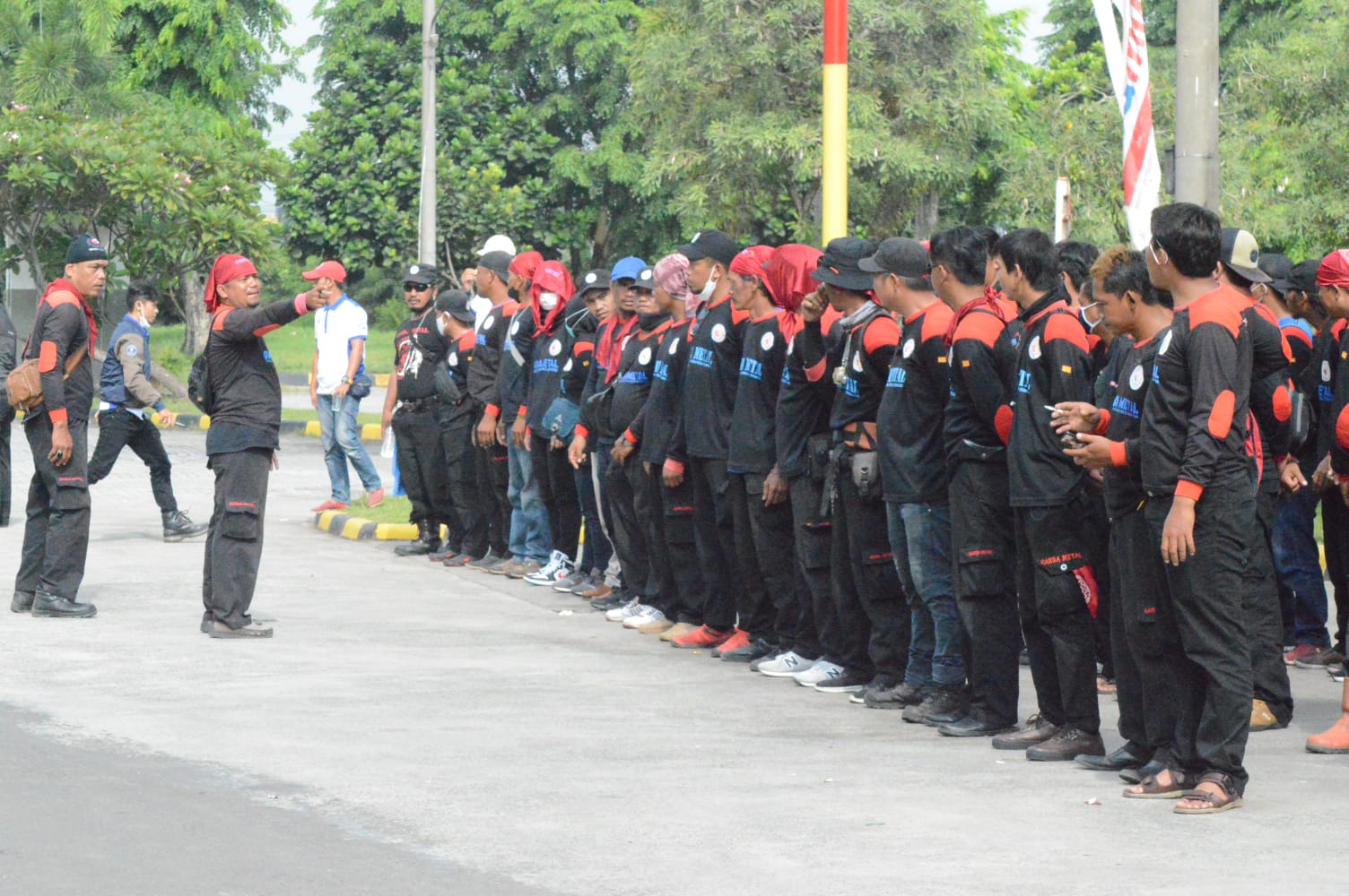 FSPMI Cilegon Aksi Solidaritas Untuk PUK SPAMK GS Battery, Korda Garda Metal Cilegon: Solidaritas tanpa Batas
