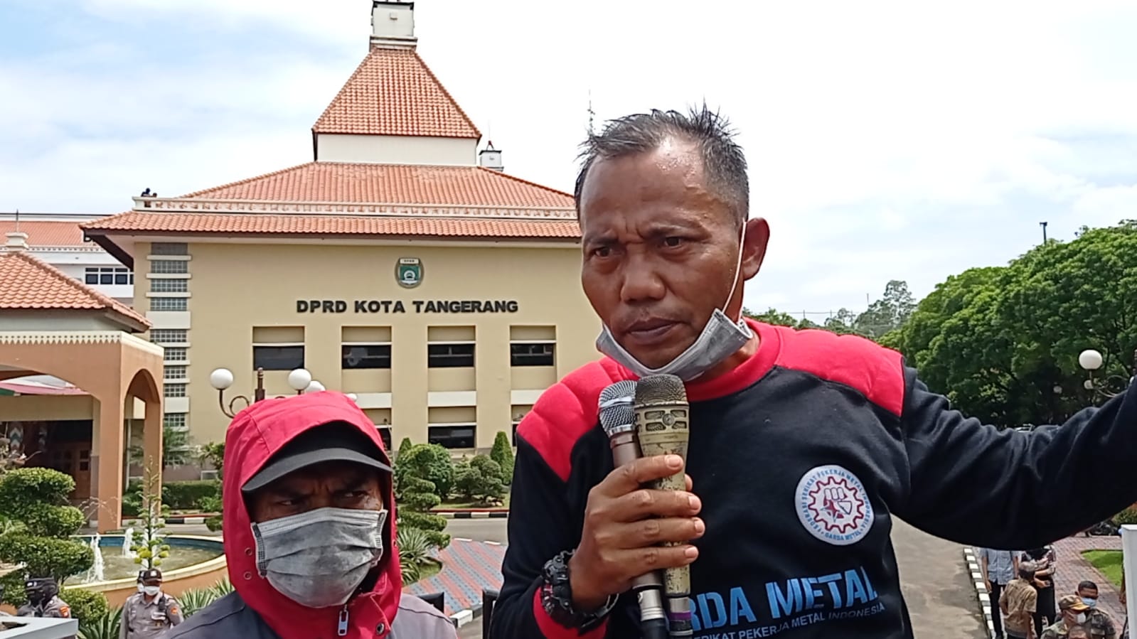 Tolak Permenaker 2/2022, Buruh Tangerang Datangi Kantor DPRD Kota Tangerang