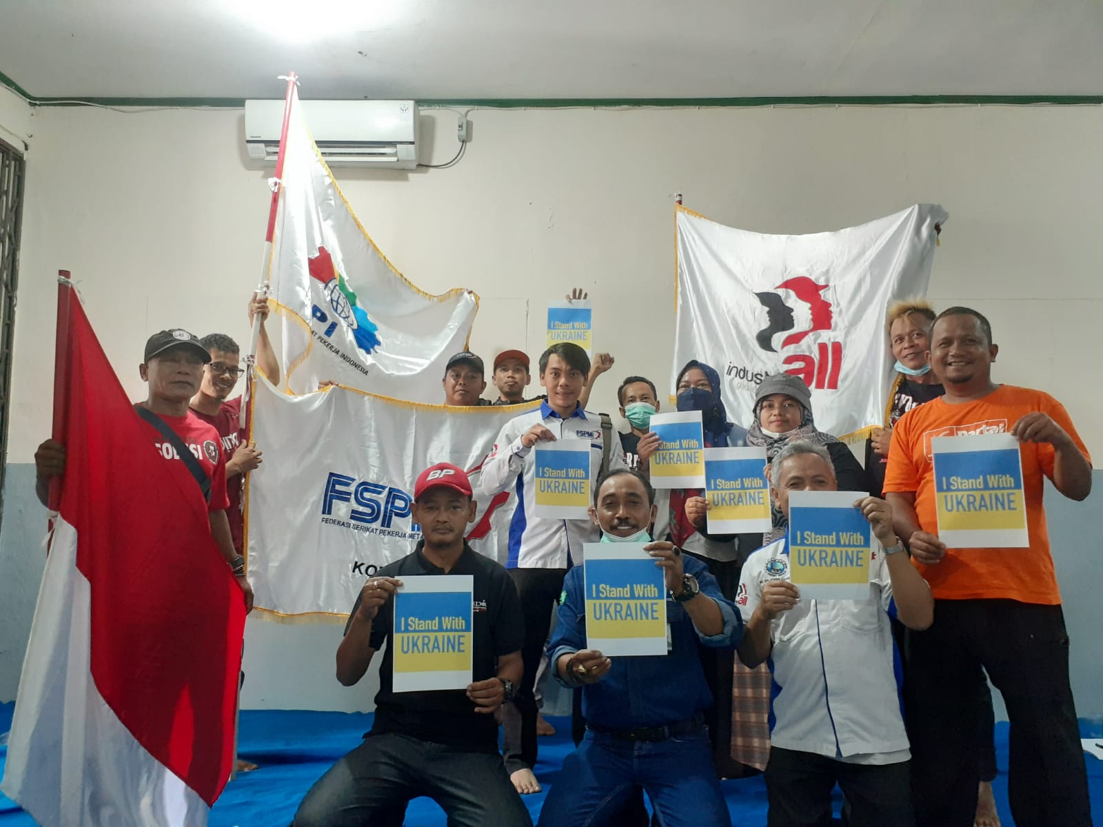 FSPMI Bersama IndustriAll Peduli Ukraina
