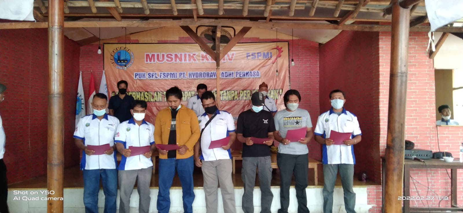 Musnik IV PUK SPL FSPMI PT. Hydroraya Adhi Perkasa, Imam Santoso Kembali Jadi Pemimpin