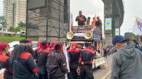 Kembali Aksi, FSPMI DKI Bela PUK PT. G4S SS Yang Di PHK