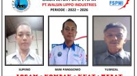 Inilah Calon Ketua PUK SPL FSPMI PT. Walsin Lippo Industries Periode 2022 – 2026