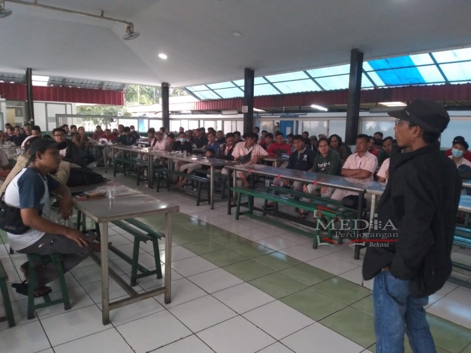 PUK SPAMK FSPMI PT. Saneng Adakan Sosialisasi BPJS Kesehatan