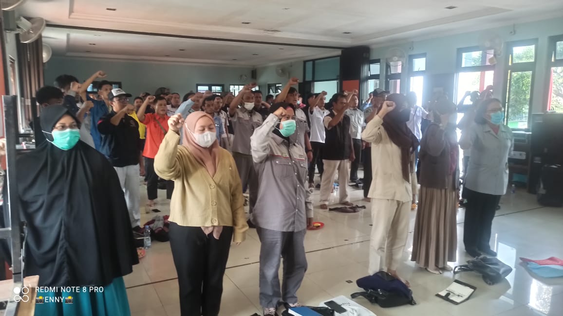 PC SPAMK FSPMI Bekasi Gandeng DPP FSPMI Sosialisasikan COS