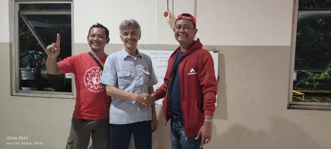 Yusrizal Terpilih Sebagai Ketua PUK SPL FSPMI PT. Walsin Lippo Industries