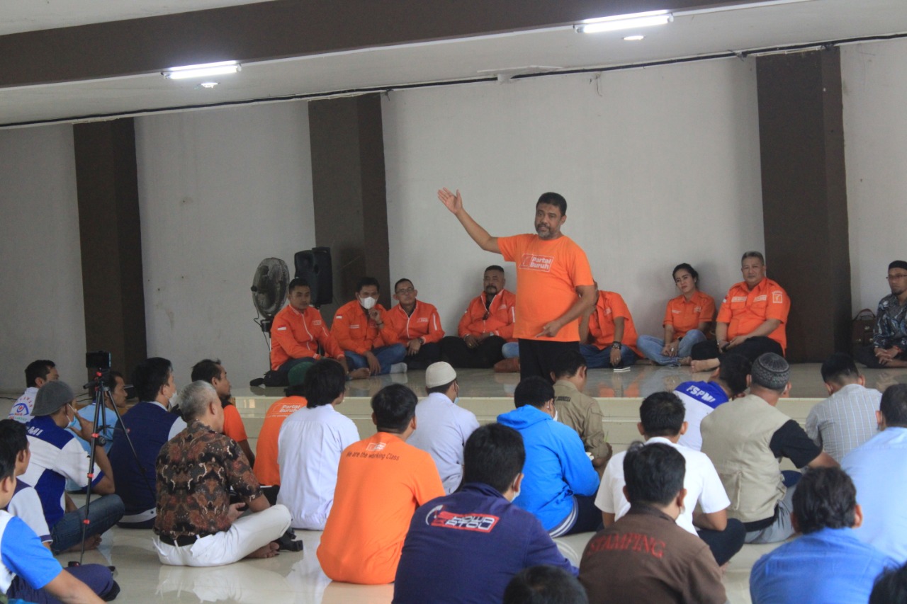 Presiden Partai Buruh Hadiri Konsolidasi Persiapan May Day 2022 di Karawang