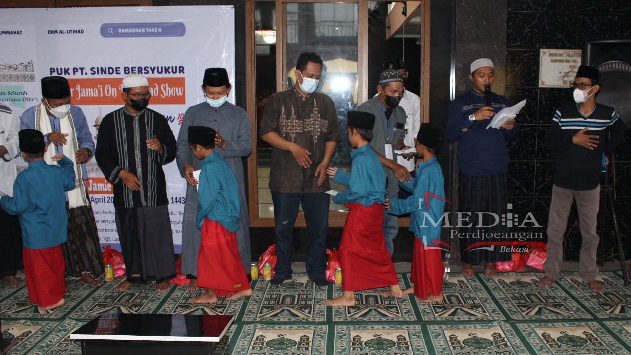 PUK SPAI FSPMI PT. Sinde Budi Sentosa Berikan Santunan Kepada 100 Yatim dan Dhuafa