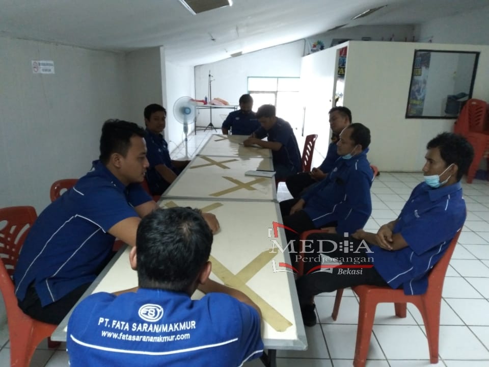 Perkuat Militansi, PUK SPEE FSPMI PT. Fata Sarana Makmur Adakan Ratin Korlap