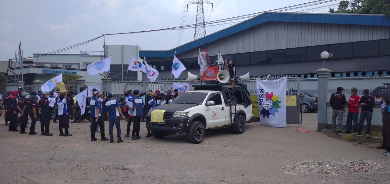 FSPMI Tangerang Datangi PT. SAS, Ini Alasannya