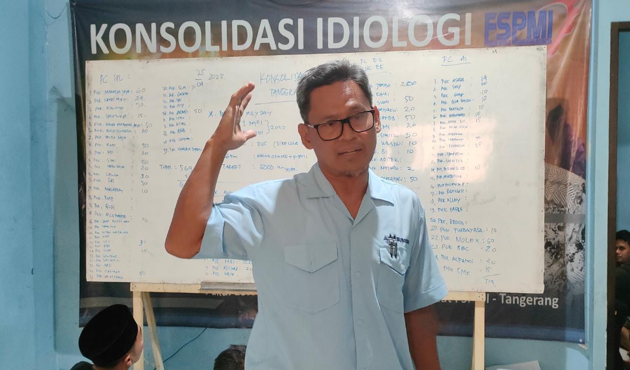 Jelang Mayday 2022, FSPMI Tangerang Gelar Rapat Konsolidasi