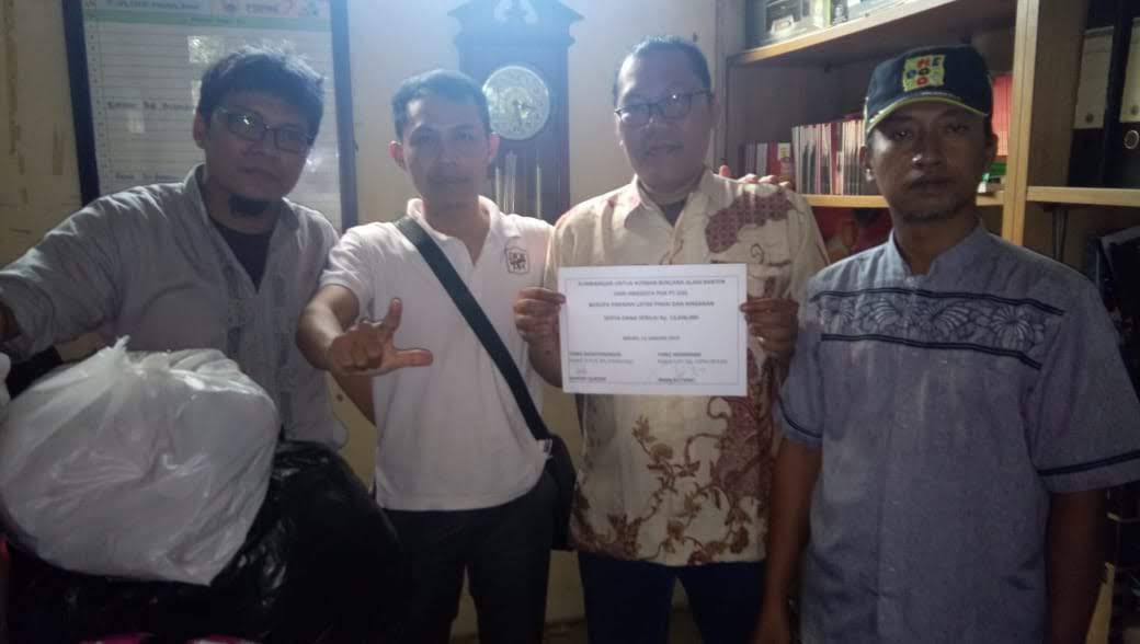 Bidang Sosial Ekonomi PC SPL FSPMI Bekasi Galang Donasi Untuk Korban PHK