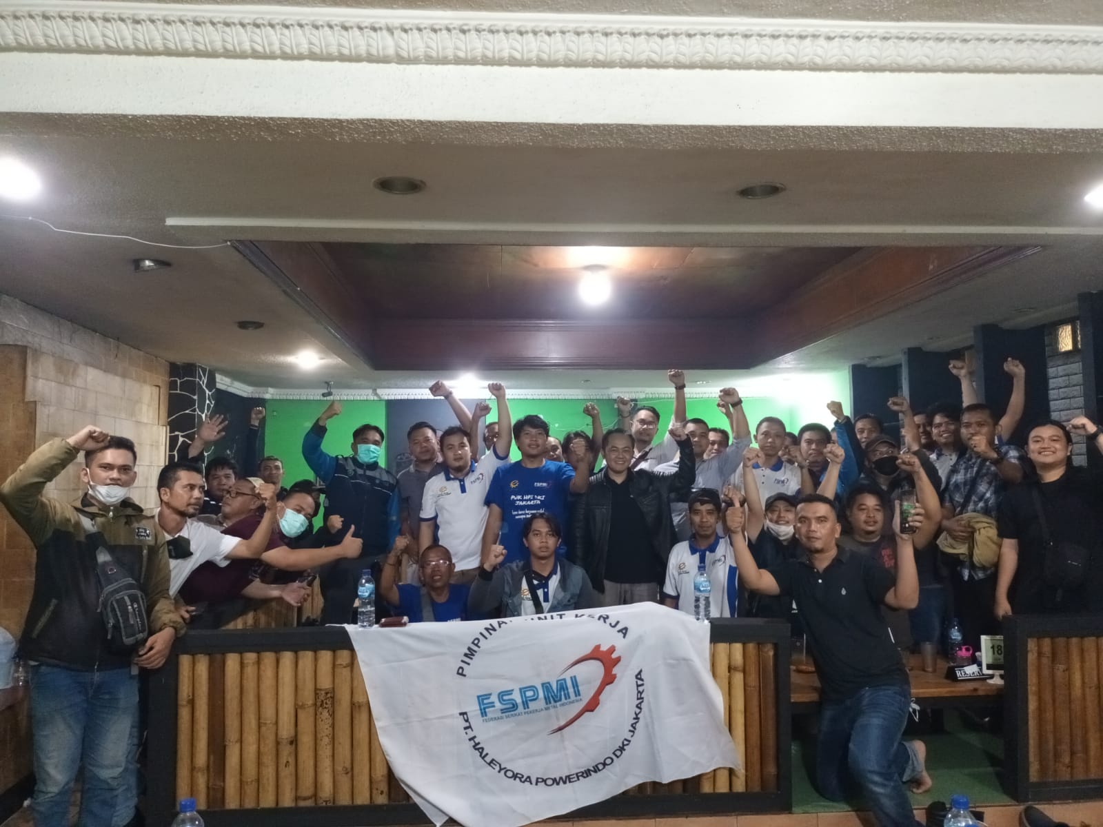 Anggota FSPMI PT. Haleyora Jakarta dan Tangerang Adakan Konsolidasi Hak Normatif Sekaligus Buka Puasa Bersama