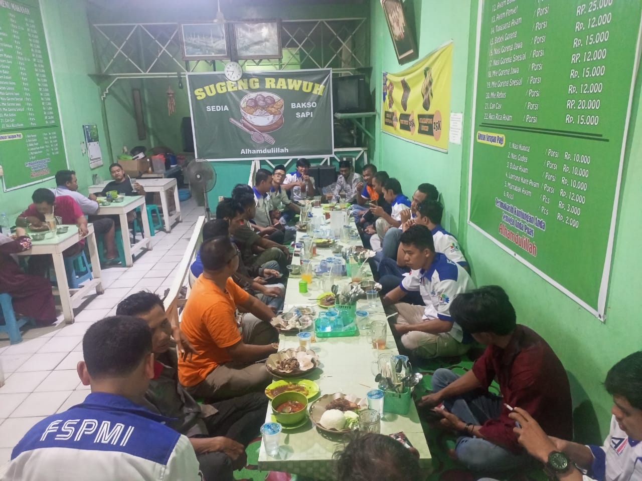 Tetap Solid dan Kompak, FSPMI Riau Adakan Buka Puasa Bersama