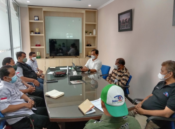 Kunjungan DPD Jamkeswatch Karawang dengan BPJS Kesehatan Karawang