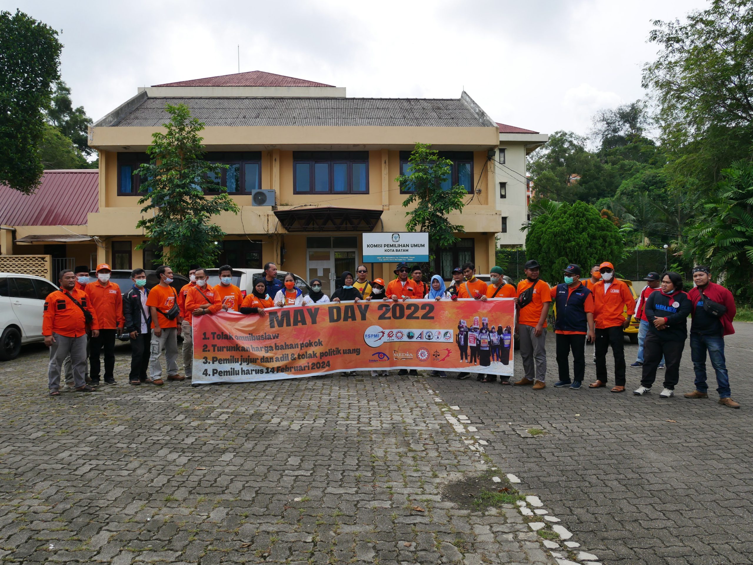 Sambangi KPU Batam, Partai Buruh Inginkan Pemilu 14 Februari 2024