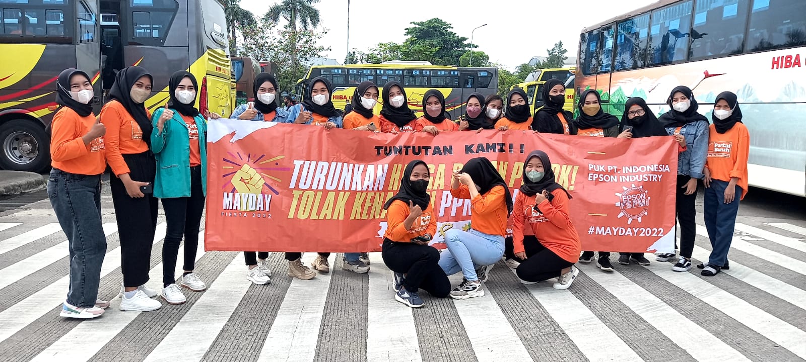 Ribuan Pekerja Pabrik Printer Terbesar Se-Asia Tenggara Ikut Peringati May Day Fiesta di GBK