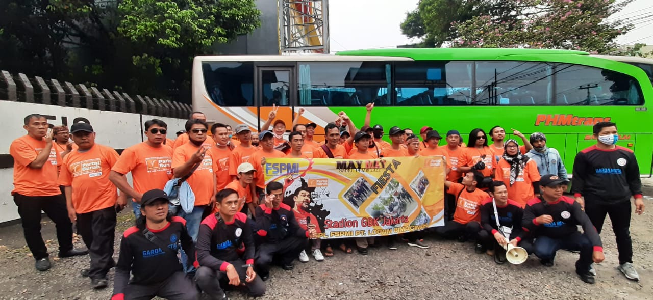 Serikat Pekerja PT. Logam Bima Hadiri May Day Fiesta, Selama Perjalanan ini yang Dilakukan