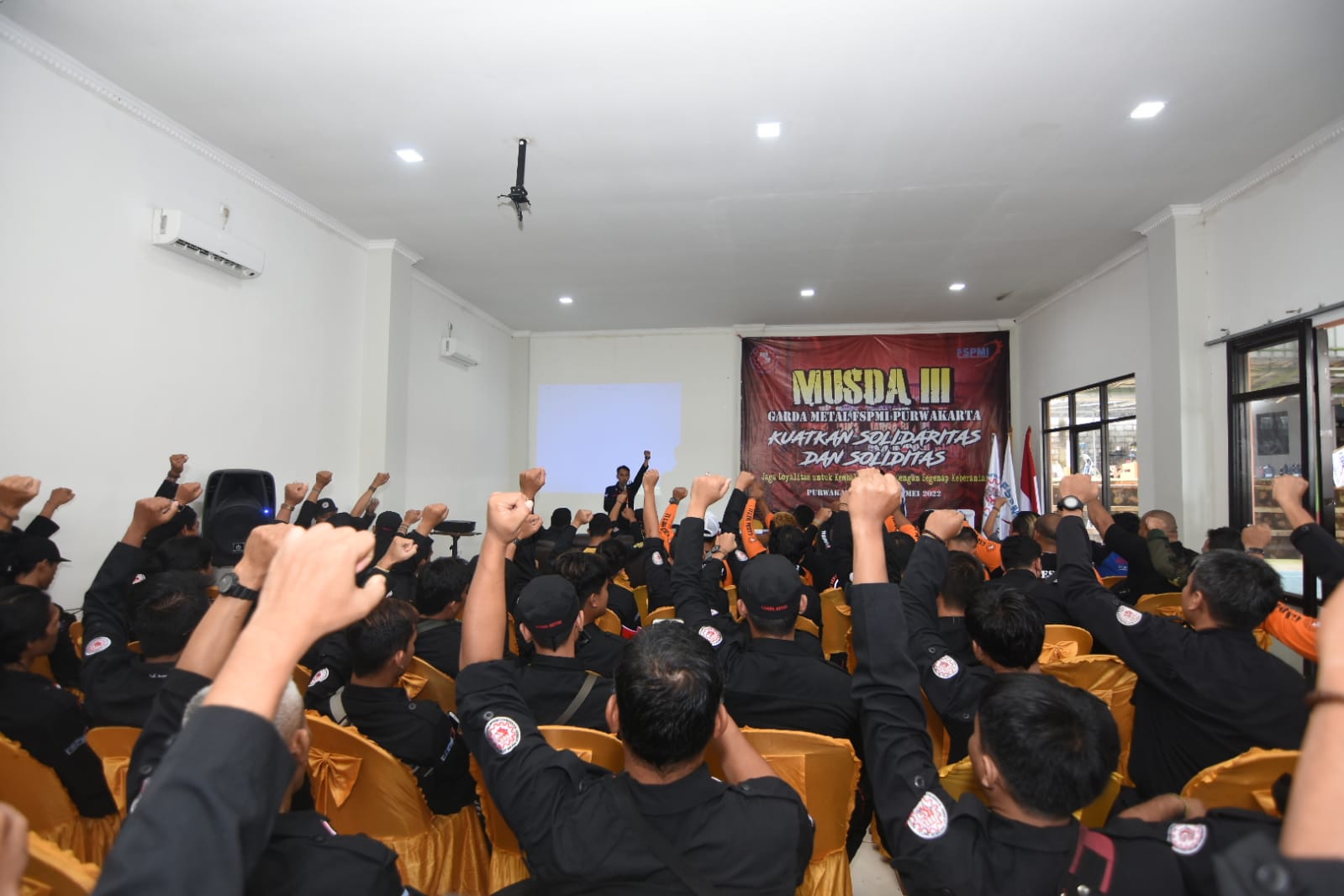 Ini Kata Pangkornas Garda Metal Dalam Musda III Garda Metal Daerah FSPMI Purwakarta
