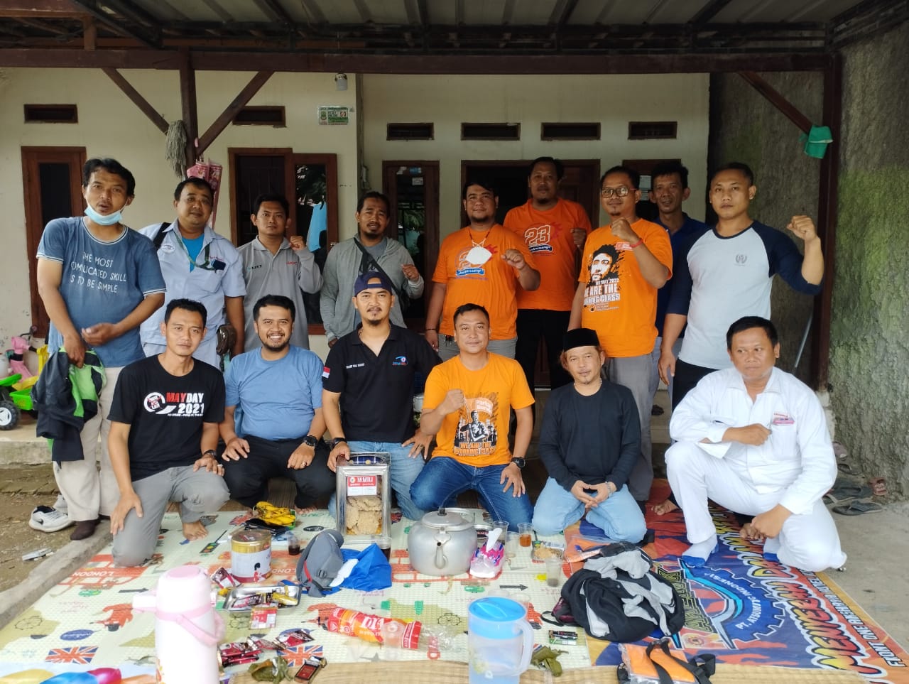 Rapat Rutin Sekaligus Halal Bihalal Pengurus DPD dan Relawan Jamkeswatch Kabupaten Karawang