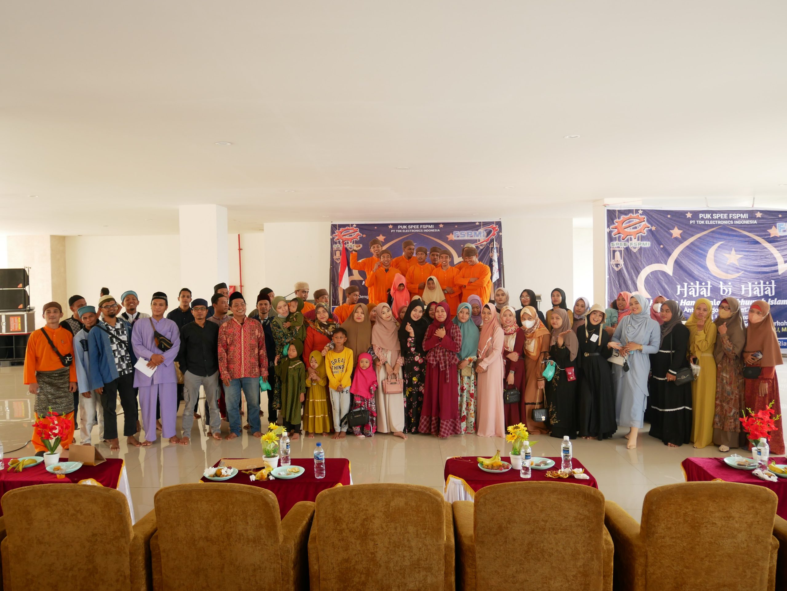 PUK SPEE FSPMI PT TDK Adakan Halal Bihalal di Masjid Sultan Mahmud Riayad Syah Batu Aji Batam