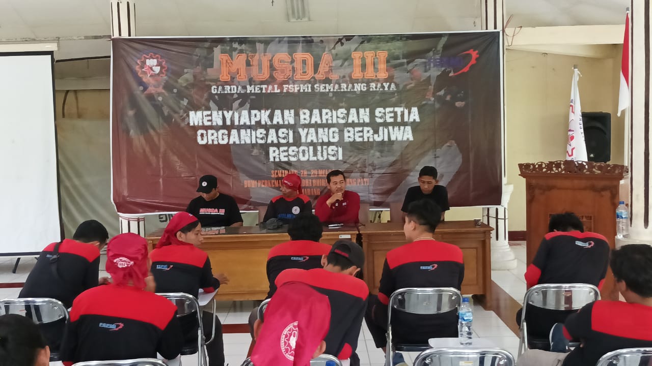 Konsolidasi Anggota Sebagai Awal Digelarnya Musda III Garda Metal Semarang Raya