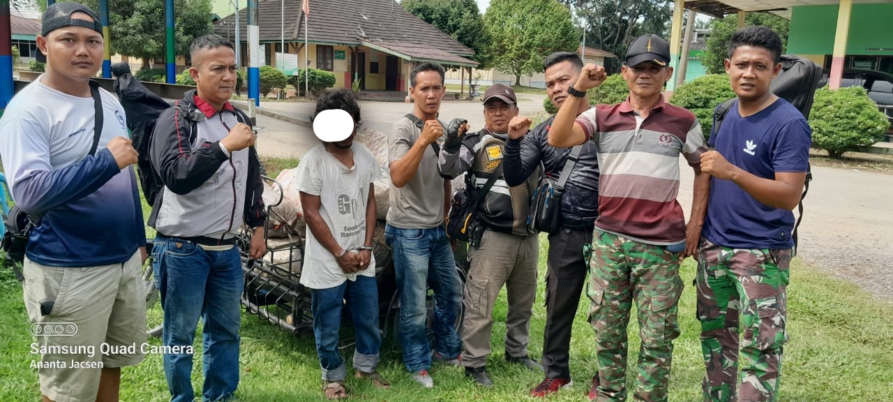 PAM PTPN III (Persero) Amankan Satu Pencuri dan Betor