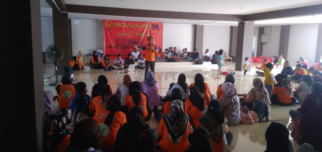 Konsolidasi Akbar Anggota PUK SPEE FSPMI PT. Toyoplas MFG Indonesia