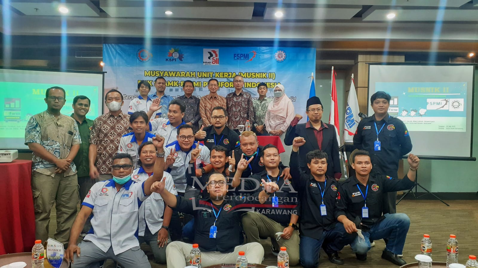 MUSNIK II PUK SPAMK-FSPMI PT.TJForge Indonesia Pembukaan Di Hotel Brits Karawang