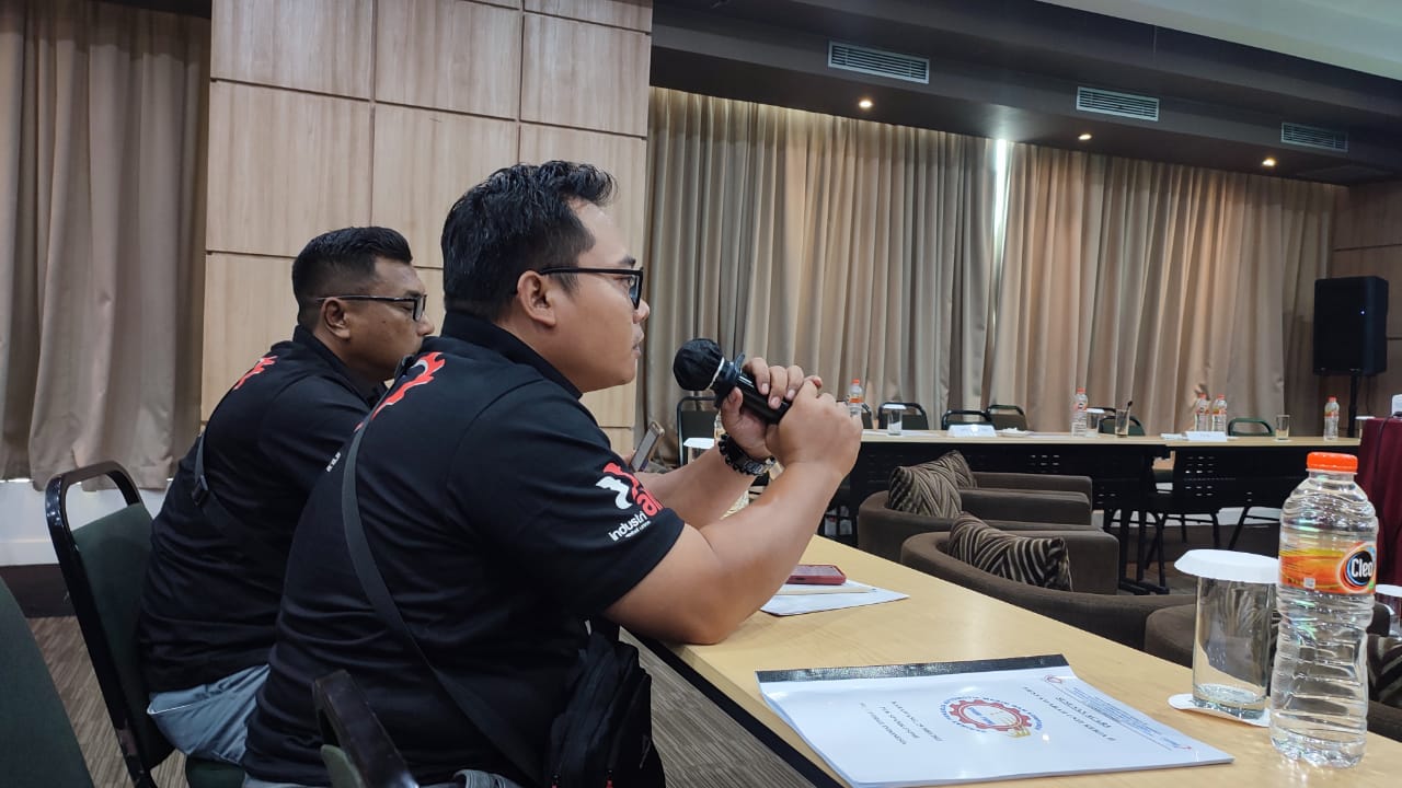 Antusias Peserta MUSNIK II PUK SPAMK-FSPAMI PT. TJ Forge Indonesia Aktif Bertanya dan Berikan Saran Demi Kebaikan Organisasi