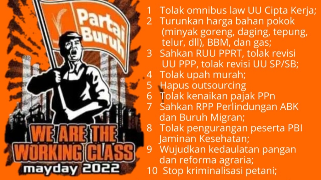 Beragam Tuntutan Dalam May Day 2022