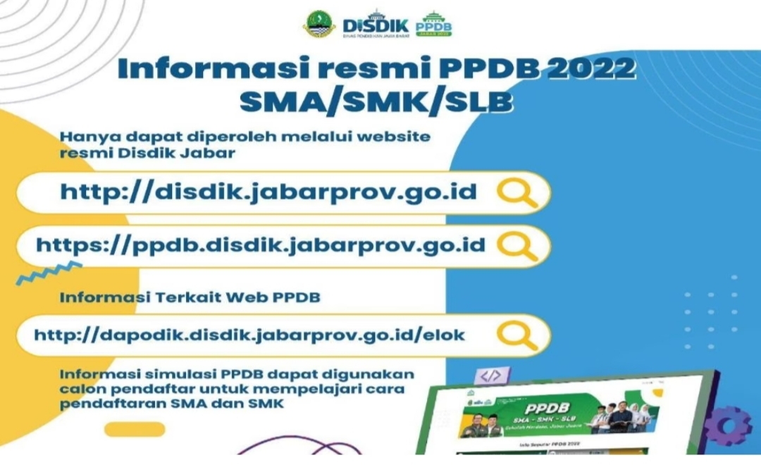 PPDB Jabar 2022 Segera dibuka, Carikan Sekolah Terbaik Untuk Anak Kita