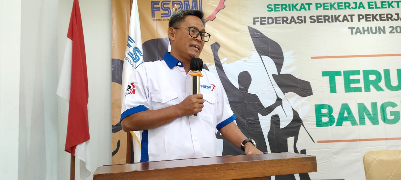 Hadiri Rakernas SPEE, Riden Hatam Azis : Satu Raga Ada Jiwa FSPMI dan Partai Buruh