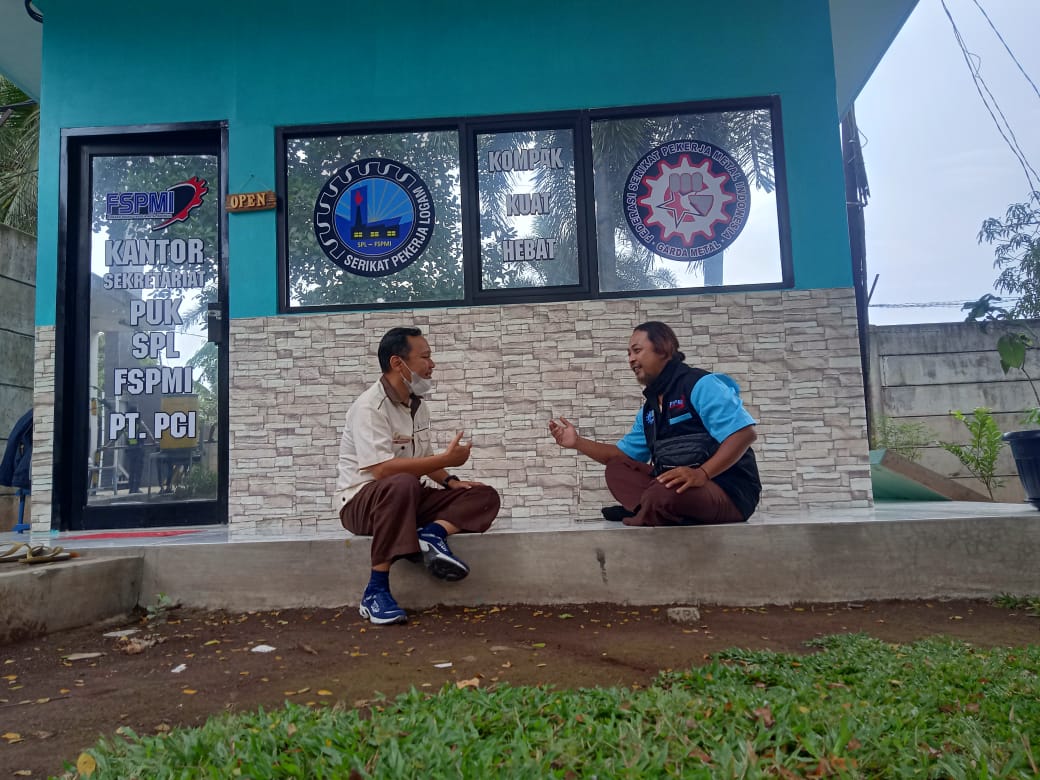 PUK SPL FSPMI PT. Platinum Ceramics Industry Tempati Sekretariat Baru