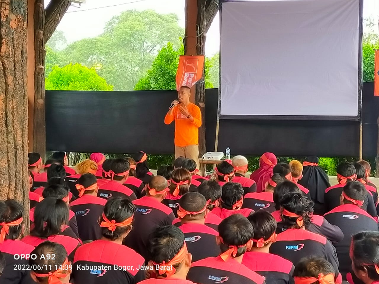 Inagurasi, Winarso Isi Materi Untuk Angkatan 2 Garda Rakyat