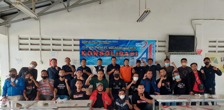 Konsolidasi Organisasi PUK SPAI FSPMI PT.MEGASARI MAKMUR
