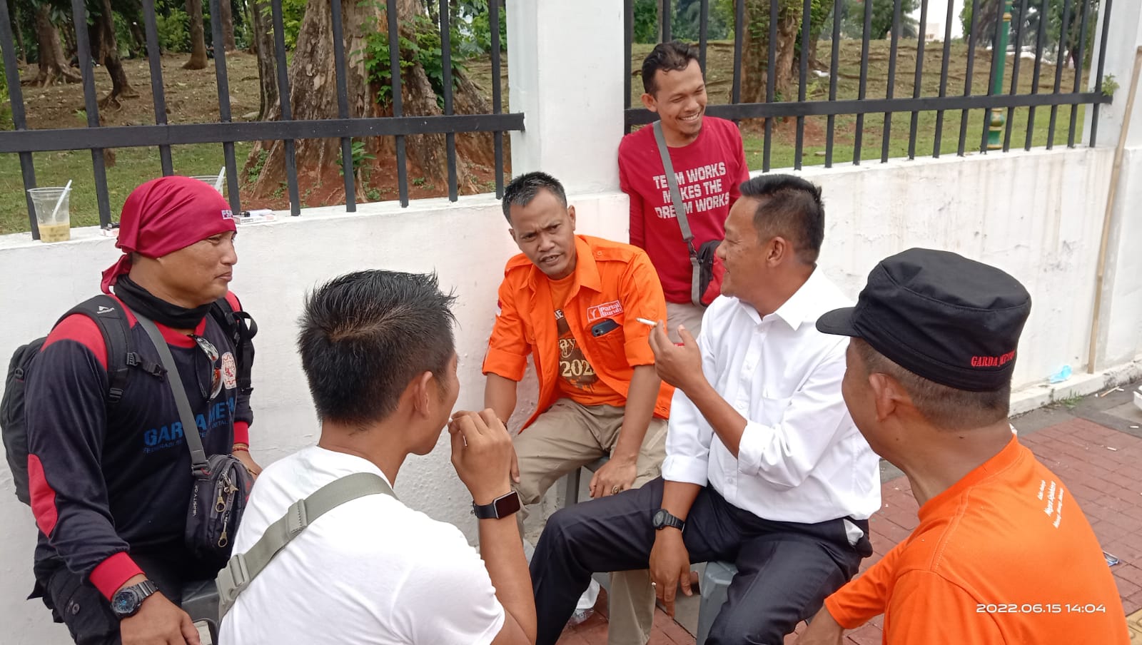 Buruh Kepung DPR RI, Obon Tabroni Temui Pimpinan Massa Aksi