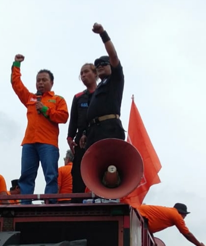 Sekretaris Jendral FSP KEP KSPI, Helmizan : Ajak Para Buruh Melek Politik