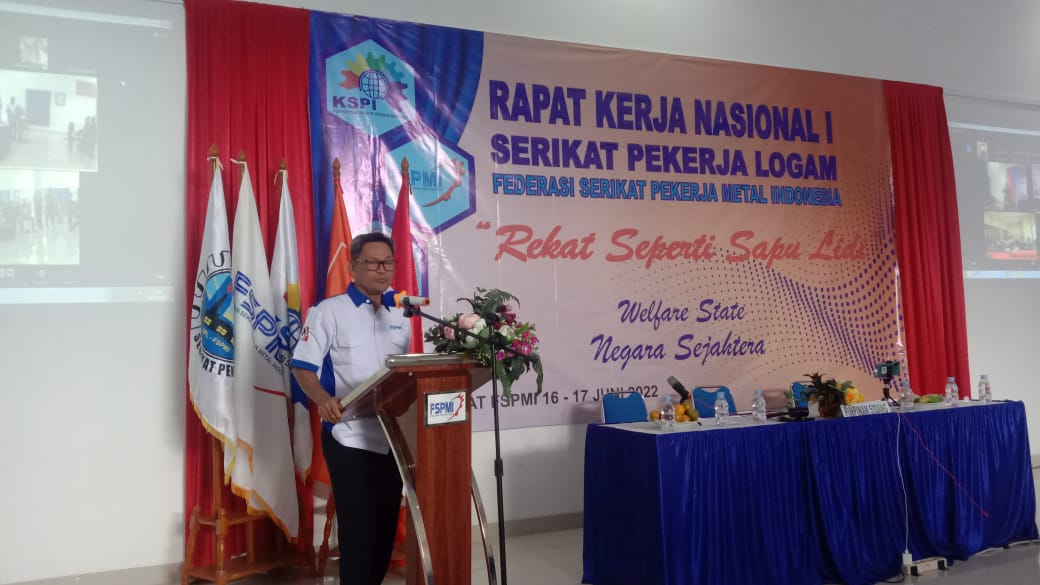 Presiden DPP FSPMI Hadir dan Buka Rakernas I PP SPL FSPMI