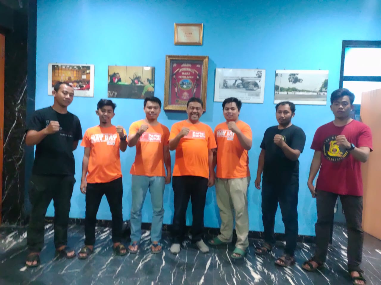 Calon Garda Metal FSPMI Makassar, Disambut Presiden Partai Buruh di Jakarta